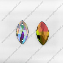 Ab Navette Flat Back Glass Stones for Clothing Accessories